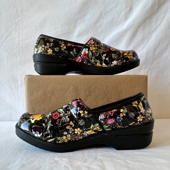 Spring Step Valor Floral Skid Resistant Slip On Shoes, Size 8, EUC! - Picture 3 of 11
